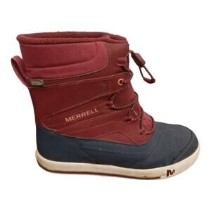 Merrell Big Kid's Snow Bank 2.0 Boot in Berry Size 5